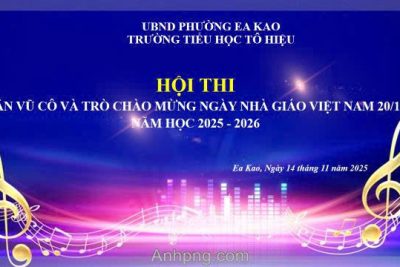 HỘI THI DÂN VŨ TRƯỜNG TIỂU HỌC TÔ HIỆU – NGÀY HỘI CỦA NIỀM VUI, TÌNH YÊU VÀ NIỀM TỰ HÀO
